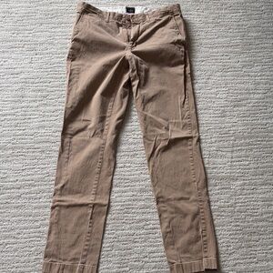 J. Crew Men's Chinos in Khaki Tan